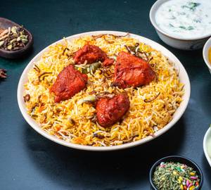 hyderabadi Chicken Kabab Biryani