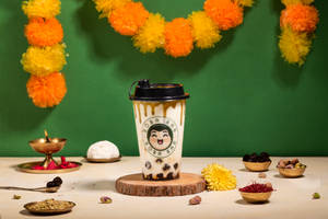 Kesar Pista Bubble Tea