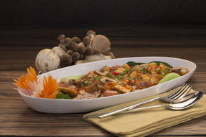 Mushroom Chilli Dry