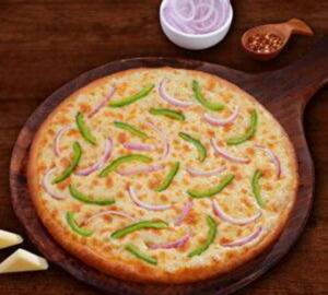 Fresh veggie onion & Capsicum pizza