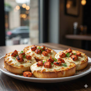 Chicken Cheese Garlic Bread