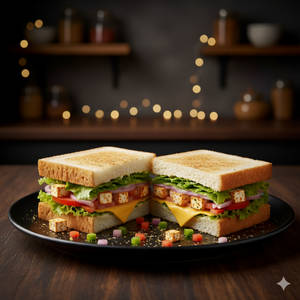 Paneer Tikka Sandwich