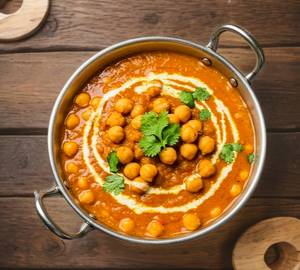 Chana Masala With Salad