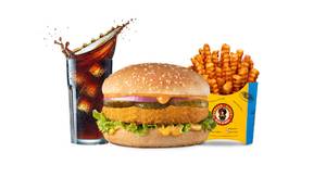 Veg White Guy Burger Combo
