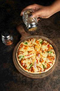 Double Chicken Cheese Pizza