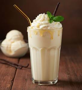 Vanilla milk shake