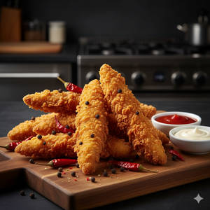 Peri Peri Chicken Strips (8 Pcs)