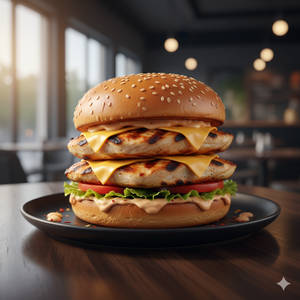 Grilled Tower Burger [bfh]