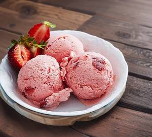 Strawberry ice cream