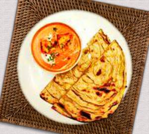 Paneer butter masala + 2 laccha paratha