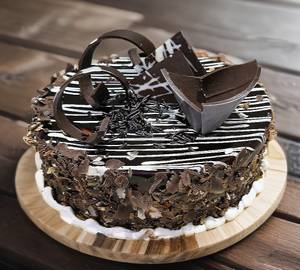 Dark lite flax chocolate cake [500 grams]