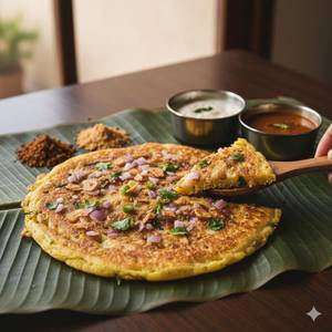 Garlic Uttapam
