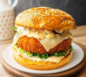 Veg Cheese Loaded Burger