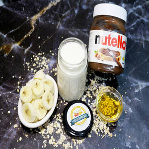 Banana Nutella Overnight Oats
