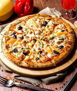 Sweet corn pizza 