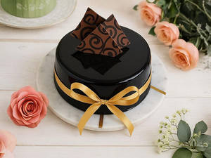 Decorated Chocolate Truffle Cake [500 grams]
