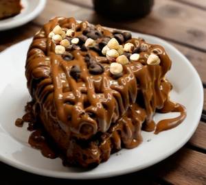 Nutty nutella waffle