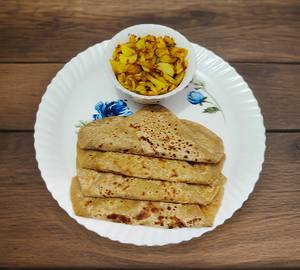 Paratha aloo bhujia [4 pieces]