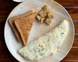 Egg White Chicken Omelette