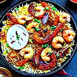 Prawns Dum Biryani