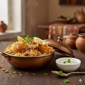 Hyderabadi Chicken Dum Biryani 1 KG