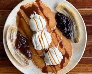 Banana Split Pancake