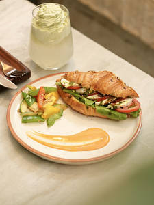 Croissant Genoa Sandwich (caprese)