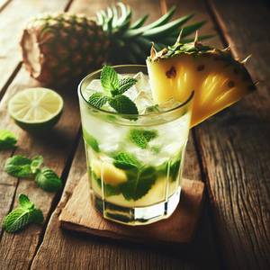 Blue lagoon mojito