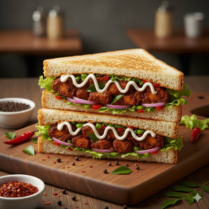 Chicken Chettinadu Sandwich