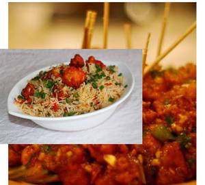 Gopi Fried Rice Full+Gopi Manchurian