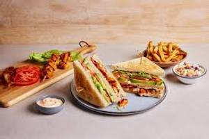 Veg. club sandwich