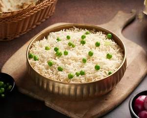 Green Peas Pulao With Raita
