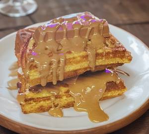 Krunchy kitkat waffle