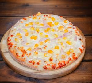 Cheese Corn & Onion Pizza (7 Inch)