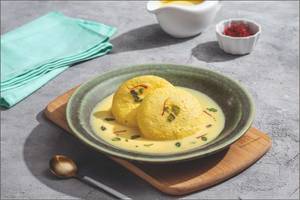 Rasmalai (Kesar) 2 Pcs