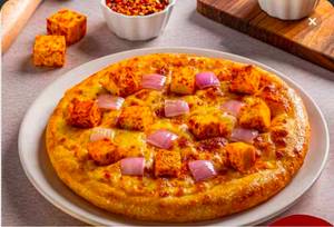 Paneer onion pizza                                   