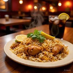 Chicken Biryani (Half)2Pcs+ Cold Drink 500Ml