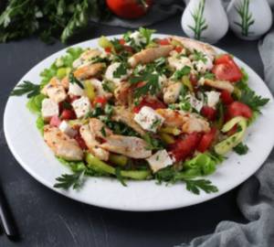 Tossed chicken salad