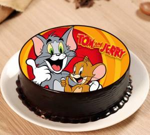 Tom and Jerry photo cake (500g)
