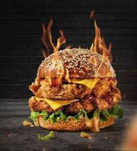 Peri peri spicy burger