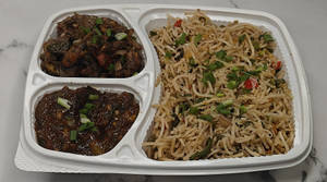 Shanghai Veg Fried Rice + Mushroom Bell Peppers Combo
