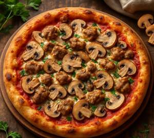 Chicken & Mushroom Pizza