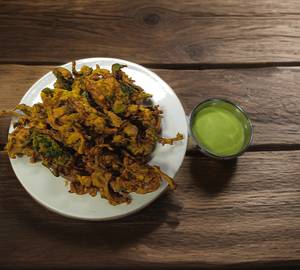 Spinach Onion Pakoda