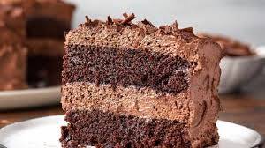 Chocolate chips mousse cake