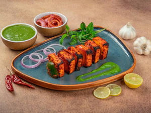 Healthy Paneer Tikka [ Wihout Oil/Butter)