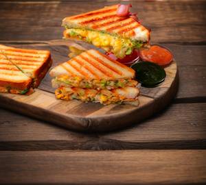 Cheese corn sandwich