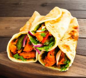 Chicken tikka roll