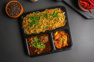 Veg Manchurian And Veg Hakka Noodles Combo