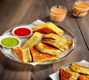 Paneer tikka cheese sandwich