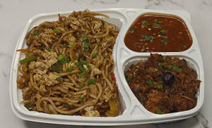 Hong Kong Chicken Noodle + Schezwan Chicken Combo